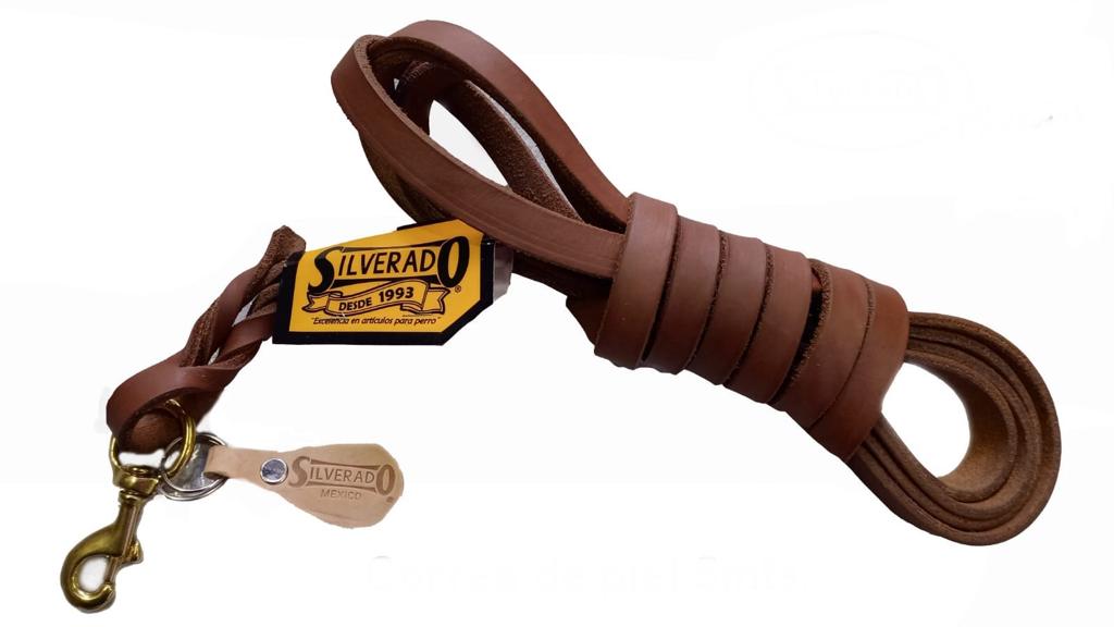 Correa Larga para Perro de Piel, 2cm × 5m